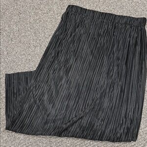 Black a-Line Black Pleated skirt